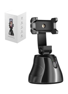 Auto Smart Motion Tracking Phone Mount - Rotate/Panning Tripod Threaded Selfie Stick 360 Rotating Face AI Robot Shooting Stand Cameraman Motion Tracker for Live Streaming Vlog