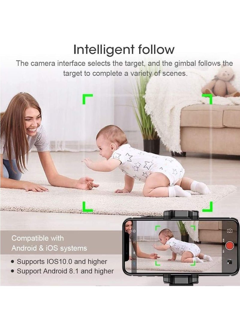 Apai Genie - Auto Smart Motion Tracking Phone Mount - Rotate/Panning Tripod Threaded Selfie Stick 360 Rotating Face AI Robot Shooting Stand Cameraman Motion Tracker for Live Streaming Vlog - Image 1