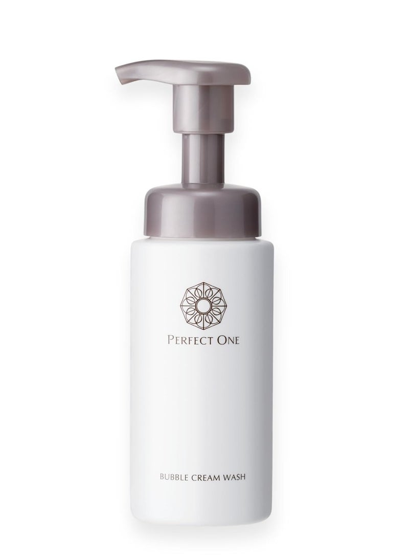 perfect one Perfect One Bubble Cream Wash, Foam-to-Cream Cleanser with Beauty Ingredients, Gentle Cleansing for Radiant Skin, Made in Japan, 7.1 fl. oz. (210 ml) - Image 1