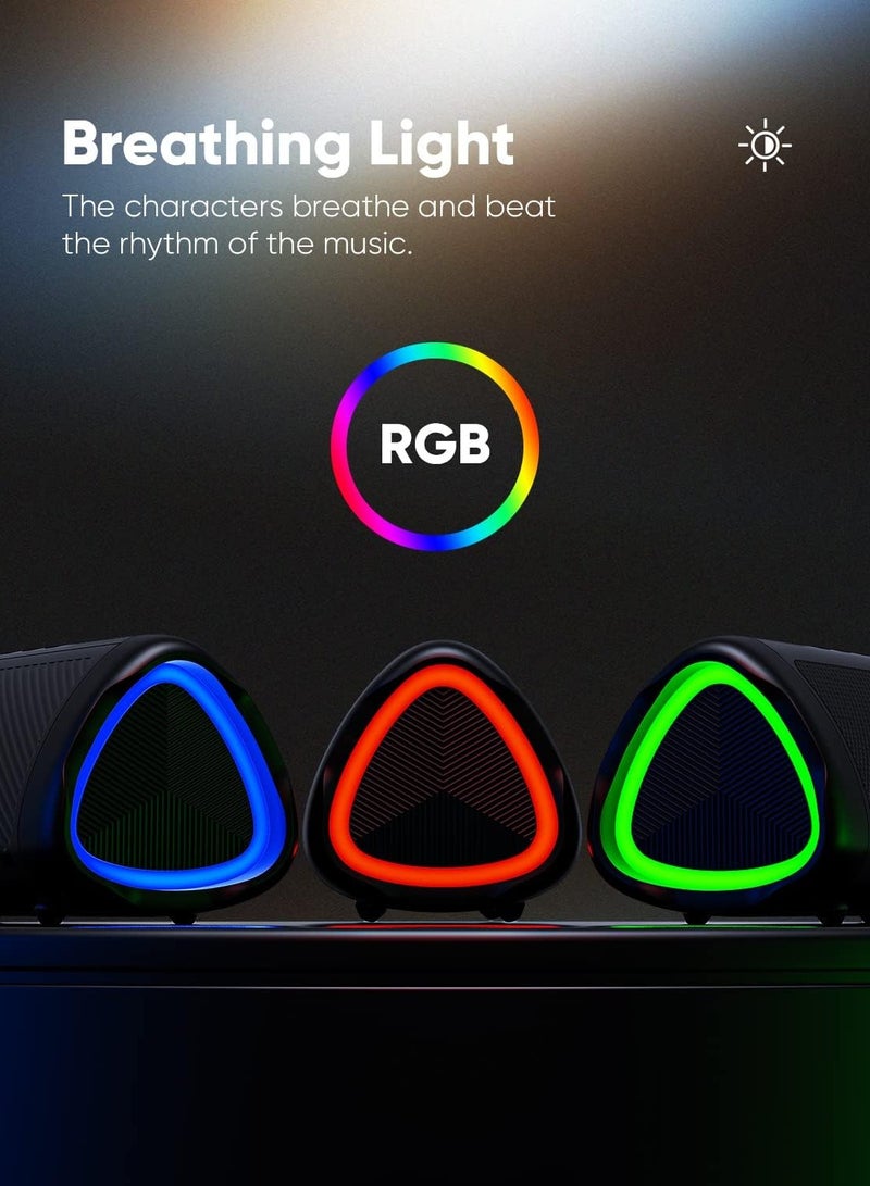 Portable Bluetooth Speaker, Waterproof with HD Sound, 24H Playtime, TWS Pairing, BT5.3, Wireless Speakers for Home, Party, Outdoor, Birthday Gift (Black) - Image 4