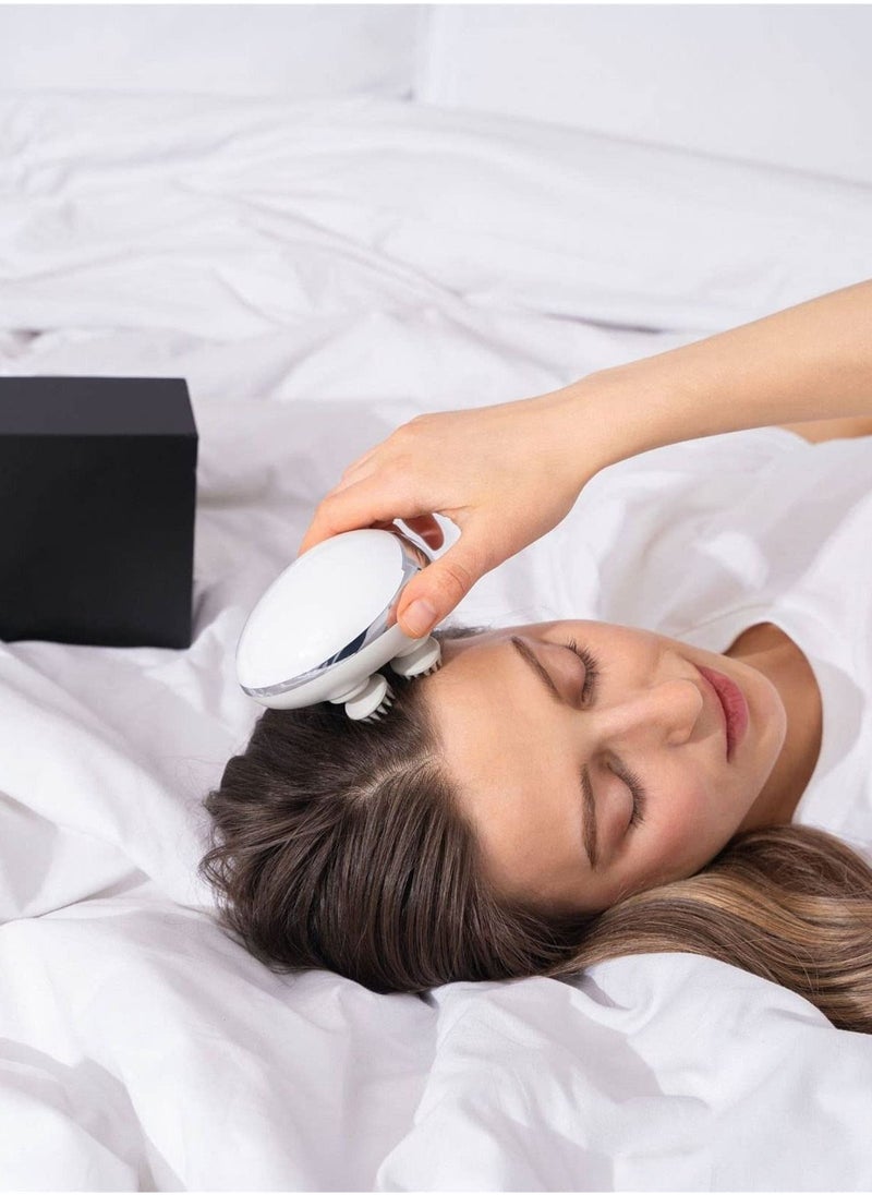 Electric Scalp Massager with Heating | 88 Kneading Nodes for Deep Cleansing & Hair Growth | 3 Speeds & 2 Massage Heads | Portable Body Massager (Latest 2025 Model)
