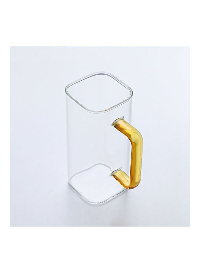 Square Shaped Glass with Handle Clear - Image 4
