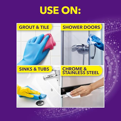 OxiClean Bathroom Cleaner, Shower, Tub & Tile, Powered by OxiClean Stainfighters, 32 oz - Image 4