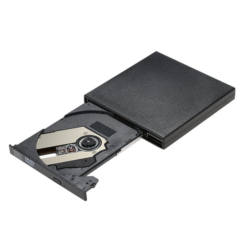 قراءة ومحرك ومشغل قرص ضوئي خارجي محمول رفيع USB 2.0 DVD-RW/CD-RW مع محرك مزيج CD-RW لـ MacBook/Air/Pro وأجهزة الكمبيوتر المحمولة والكمبيوتر المكتبي - Image 4