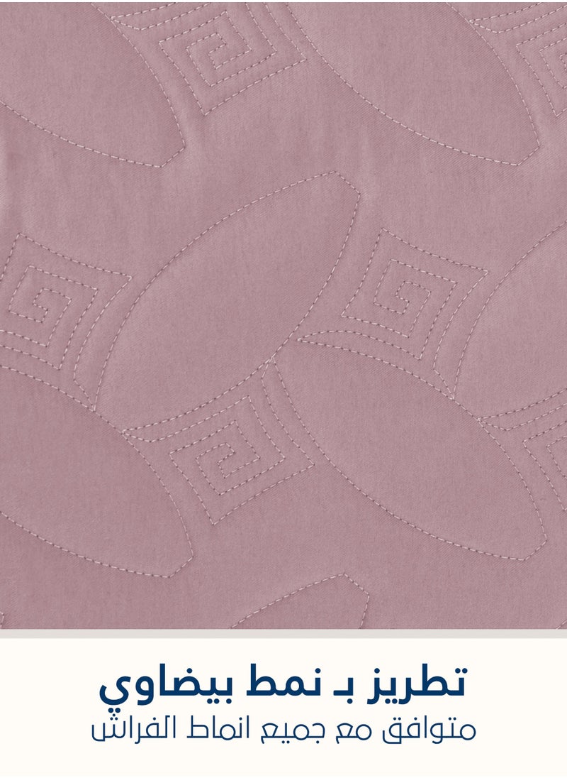 Master Home Textile - 4Piece Microfiber Bedspread Set Fits 200 x 200 cm Double Size Bed King Size Compressed Comforter Set Elmira Series - Image 1