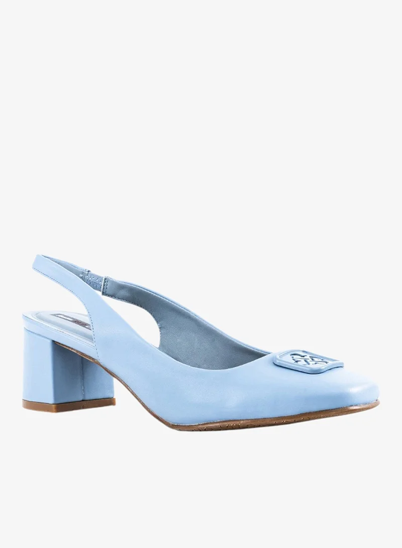 Bata Slingback Block Heel Sandals