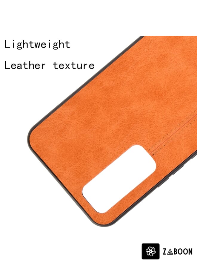 Zaboon Protective Case Cover For vivo V20 SE Shockproof Sewing Cow Pattern Skin PC + PU + TPU Case - Image 5