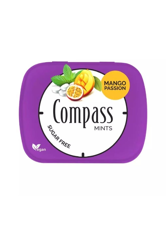 Compass Sugar Free Fresh Mint Chewing Gum In Mango Passion Flavor- 14gms