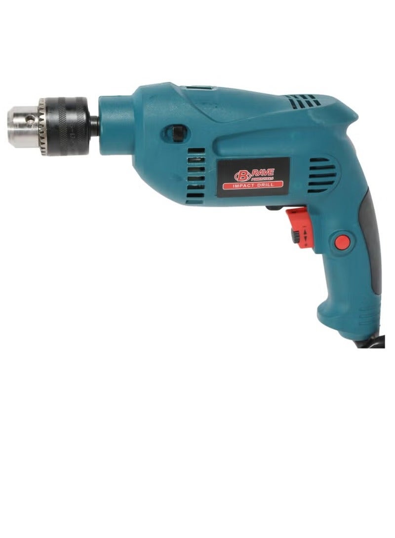 Brave Impact Dril 13 mm 500 Watt by BRAVE and Multi Size Drill Bit Set  16 Pieces - Image 2