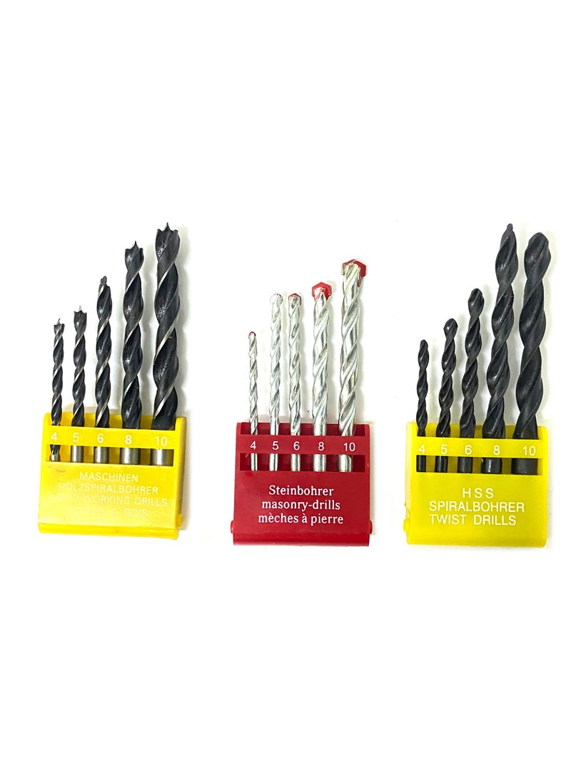 Brave Impact Dril 13 mm 500 Watt by BRAVE and Multi Size Drill Bit Set  16 Pieces - Image 5