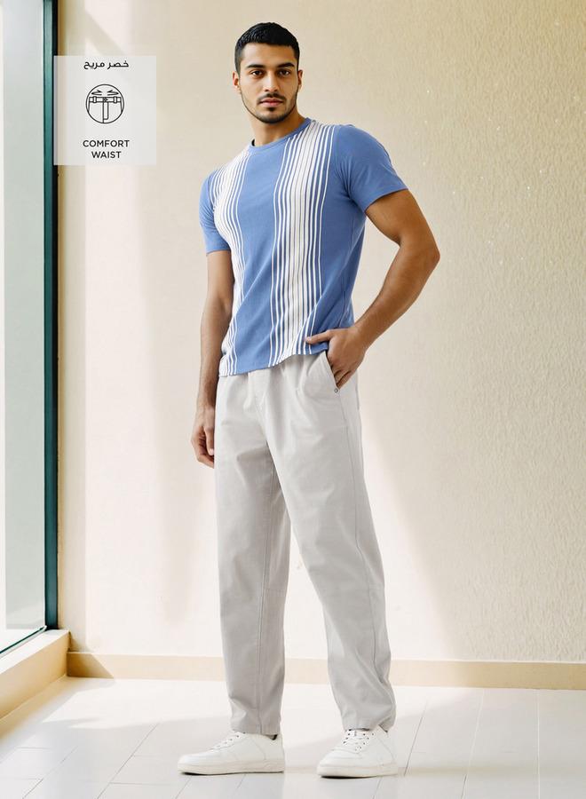 سبلاش فيڤ بنطلون بقصة مريحة وخصر مرن وجيوب - Image 2