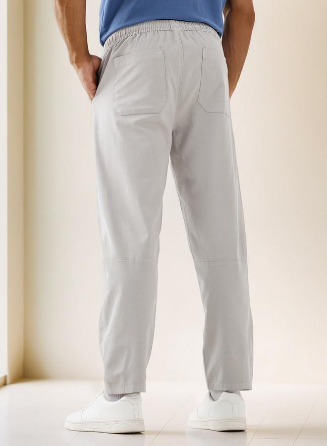 سبلاش فيڤ بنطلون بقصة مريحة وخصر مرن وجيوب - Image 3