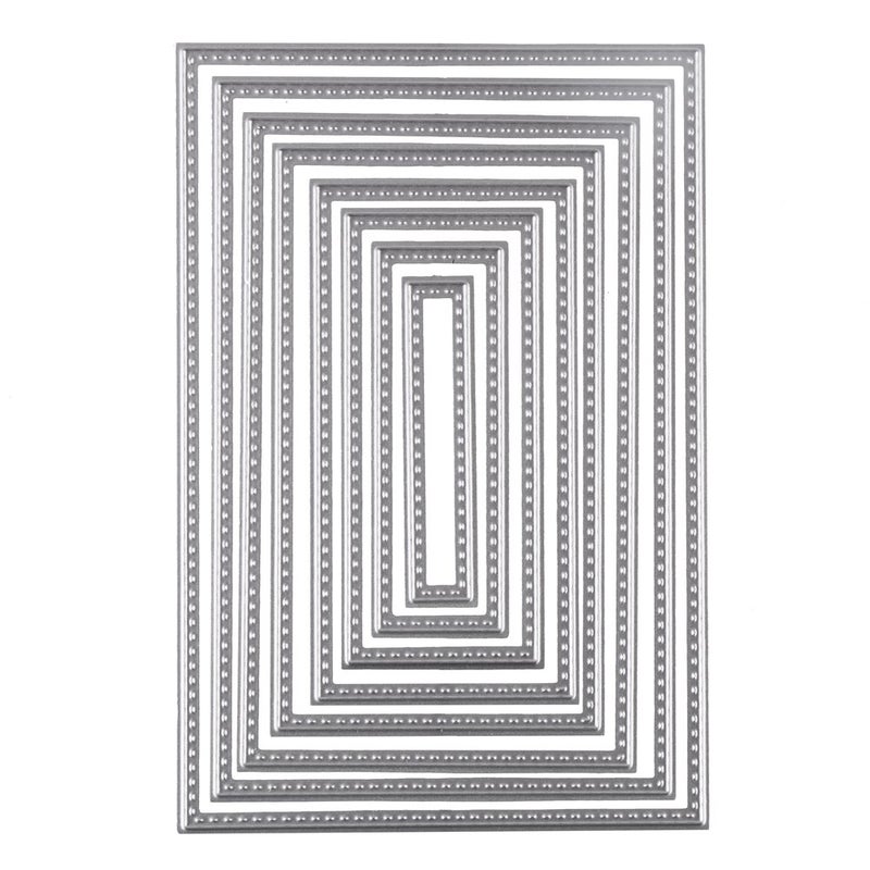 DECORA Rectangle Cutting Dies Stencil DIY Scrapbook Album Paper Card Embossing Tool