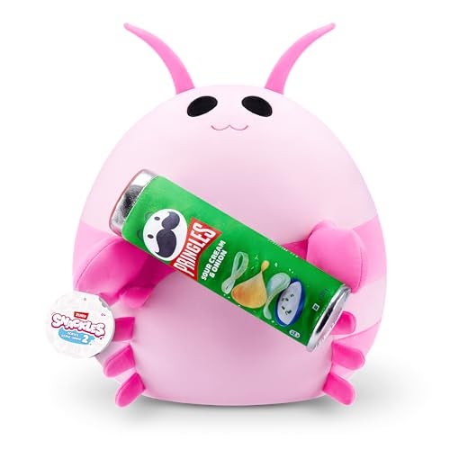 Snackles Series 2 Shrimp Pringles 16 Inch Plush by ZURU Ultra Soft Plush Collectible Plush with Real Licensed Brands Stuffed Animal Giftable - Image 1