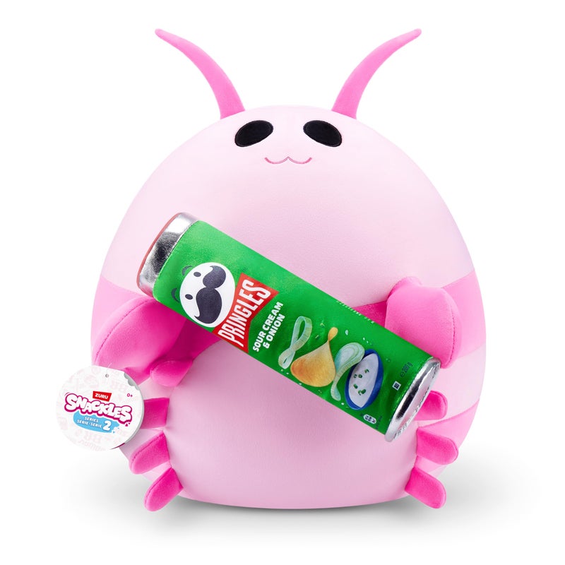 Snackles Series 2 Shrimp Pringles 16 Inch Plush by ZURU Ultra Soft Plush Collectible Plush with Real Licensed Brands Stuffed Animal Giftable - Image 2