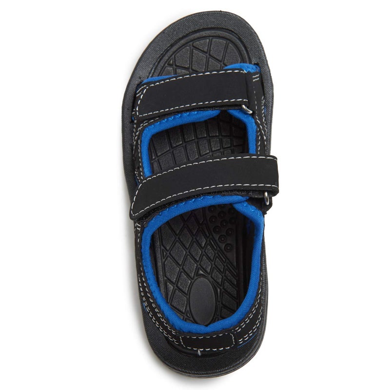 Skysole Boys Double Adjustable Strap Lightweight See More Colors Sizes Slippers, Royal, 5-6 Toddler - Image 3