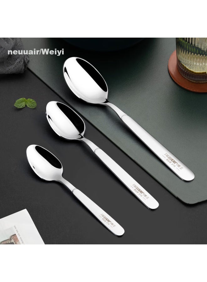 Newair 316 Stainless Steel Children's Spoon, Creative Cute Small Spoon, Soup Spoon, Tablespoon, Korean-style Dining Spoon - Image 1