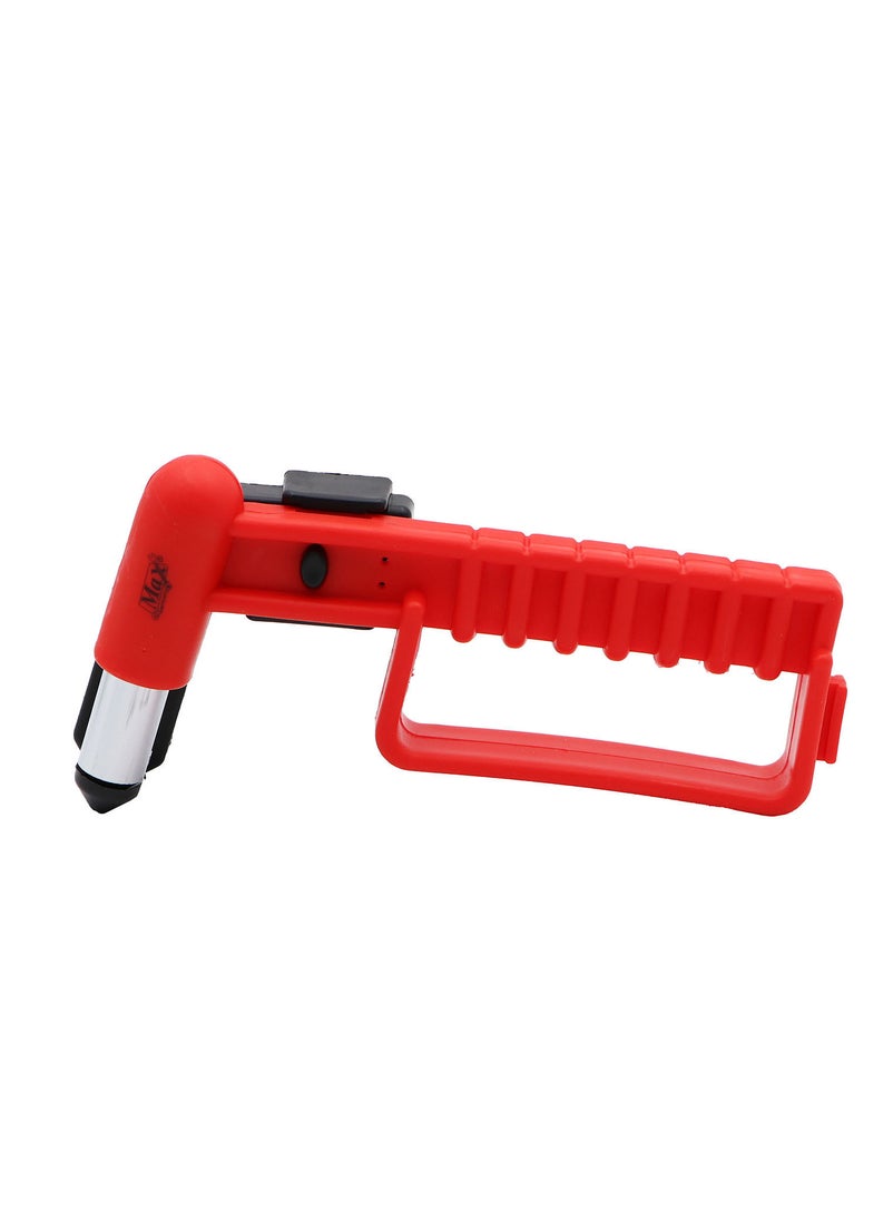 Max Germany Max Germany 388 Glass Breaking Hammer - Red  - Image 4
