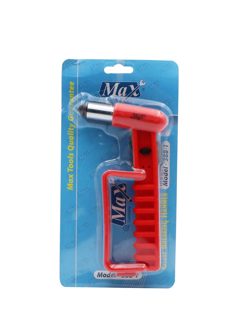 Max Germany 388 Glass Breaking Hammer - Red - pzsku/Z947CE15A76700133219EZ/45/_/1644649855/0a98ed09-a7a6-423a-8aac-d8996272e156