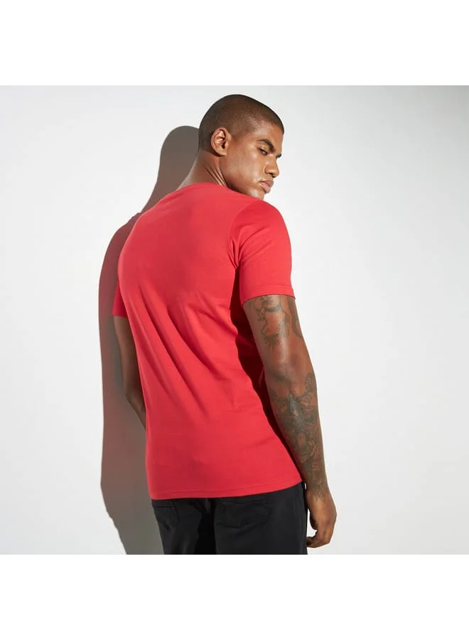 Lee Cooper Lee Cooper Logo Print Crew Neck T-shirt
