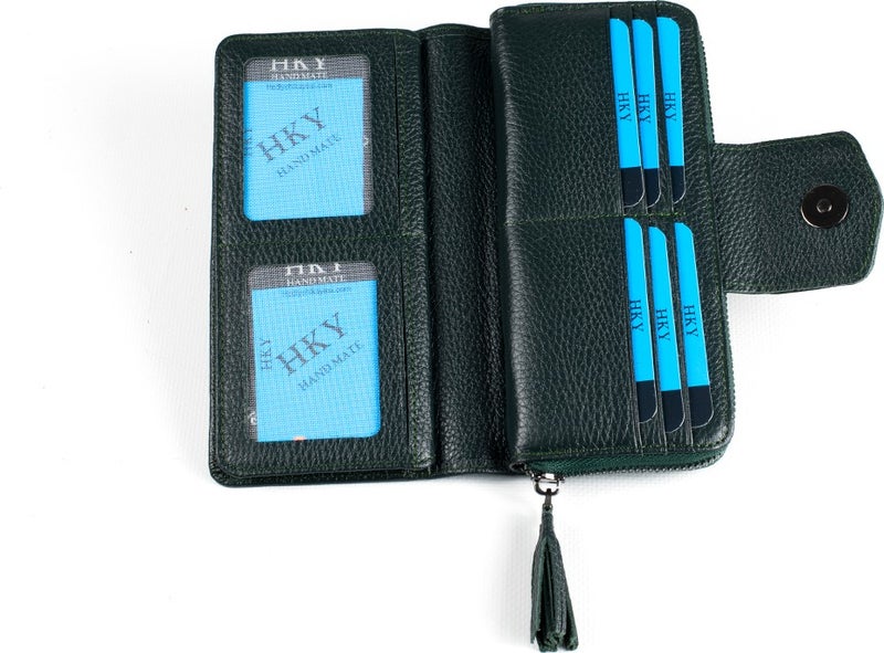 HKY Leather Multi-Purpose Women's Wallet  - Image 3