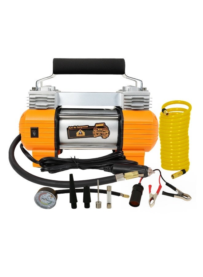 Safari 2 Cylinder Air Compressor 150 PSI 12V Portable Car Tyre Inflator Heavy Duty Pump - Image 4