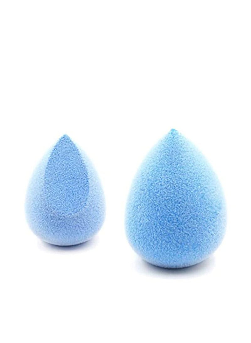 Excefore Microfiber Velvet Makeup Sponge Blender Fuzzy Beauty Set for Liquid Foundation Cream and Powder - Image 2