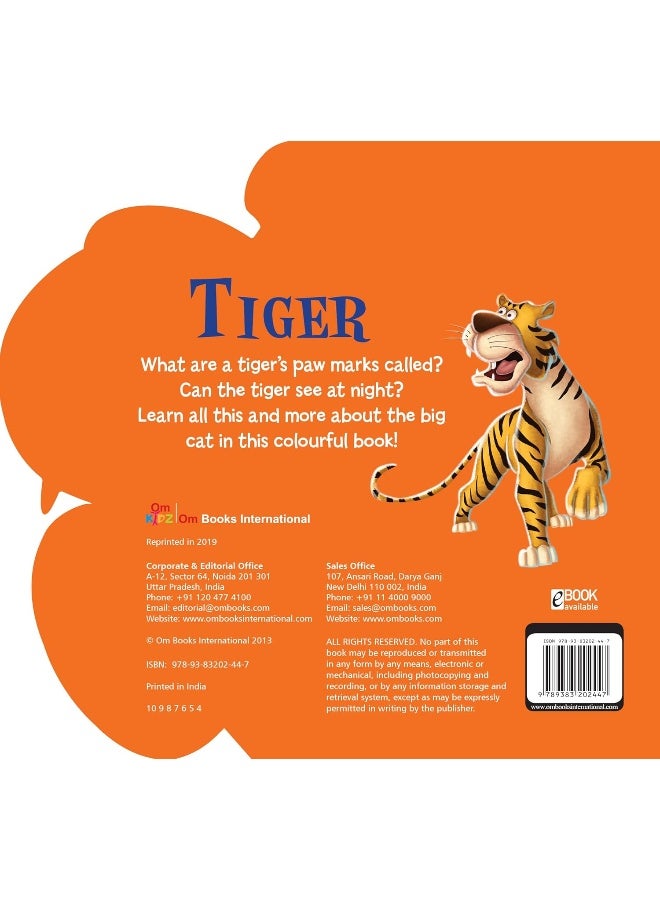 Cutout Board Book: Tiger( Animals and Birds) (Cutout Books)  - Image 2