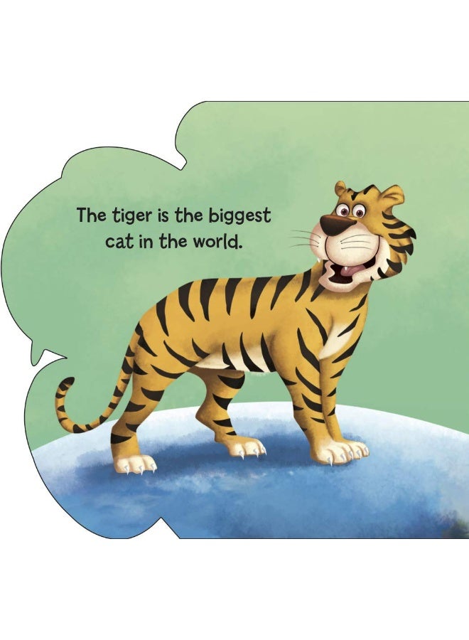 Cutout Board Book: Tiger( Animals and Birds) (Cutout Books)  - Image 3