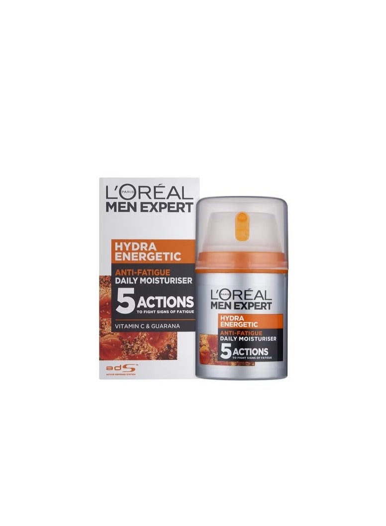 L'or Men Expert Gift Set for Men Look Lively Anti Fatigue Skin Duo: Hydra Energetic Face Wash and Moisturiser 0.277 kg 2 packs - Image 4