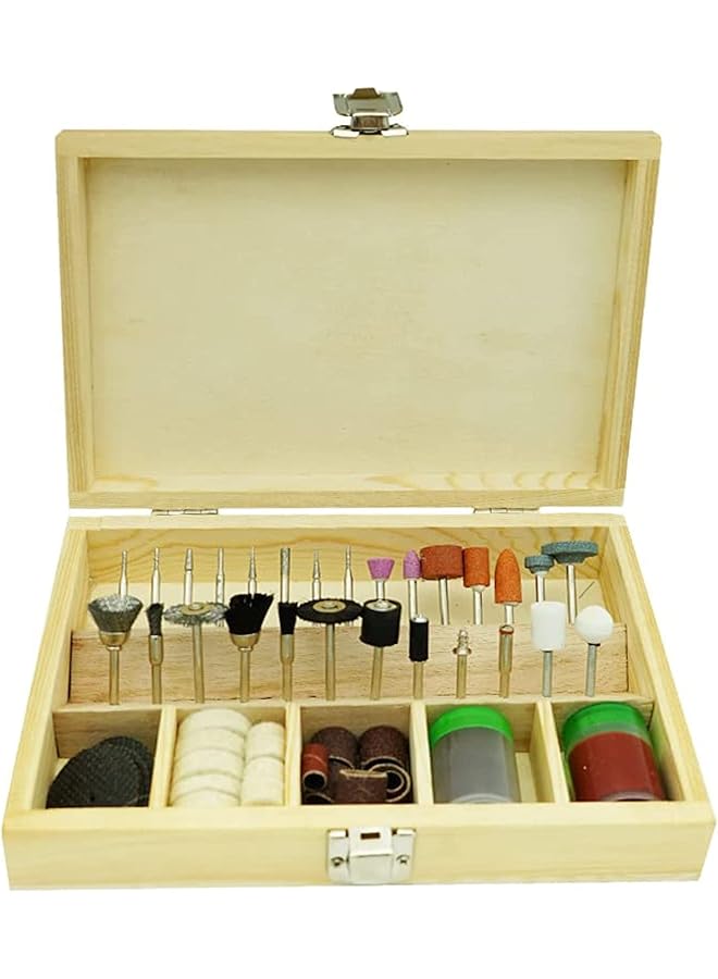 erorex Rotary Tool Accessories Kit For Sanding Polishing Cutting Carving Wood Stone Jewelry Glass Stone Ceramic Compatible With Dremel Tool Kit 100Pcs - Image 1