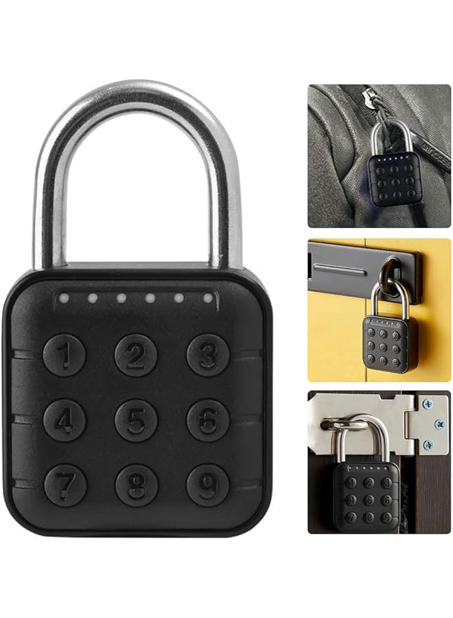PROMASS PROMASS Electronic Padlock Digital Classic Lock, 6 Digit Combination Password Lock for Gate Door, Warehouse, Shop, Business, Tool Box, School, Gym, Bicycle, Cabinet  - Image 1
