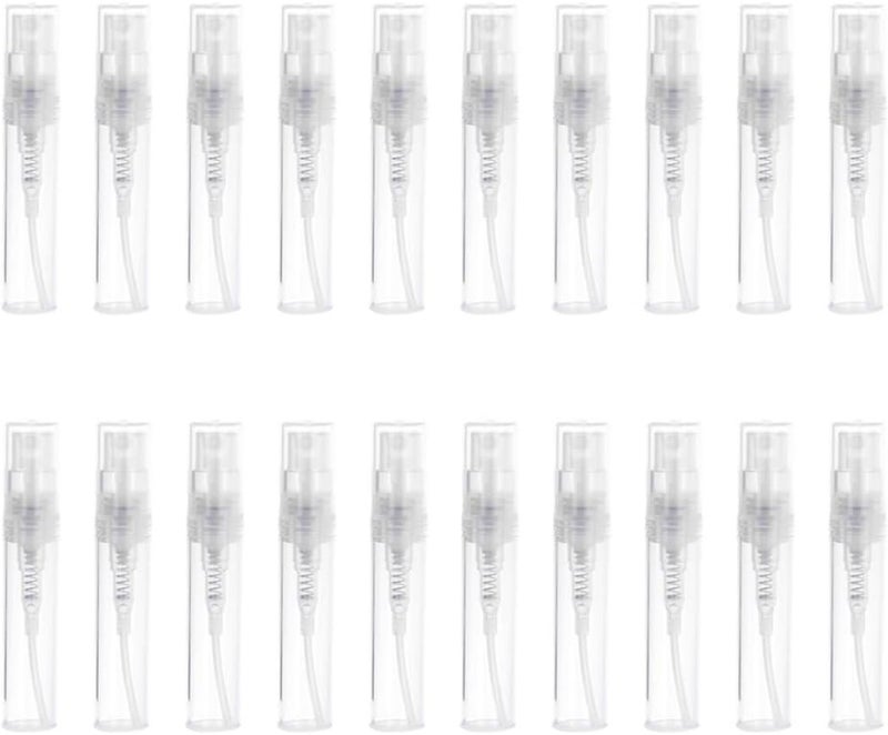 50pcs 2ml Small Refillable Spray Bottles Portable Plastic Mist Sprayers for Perfume Makeup Travel Daily Use - Image 1