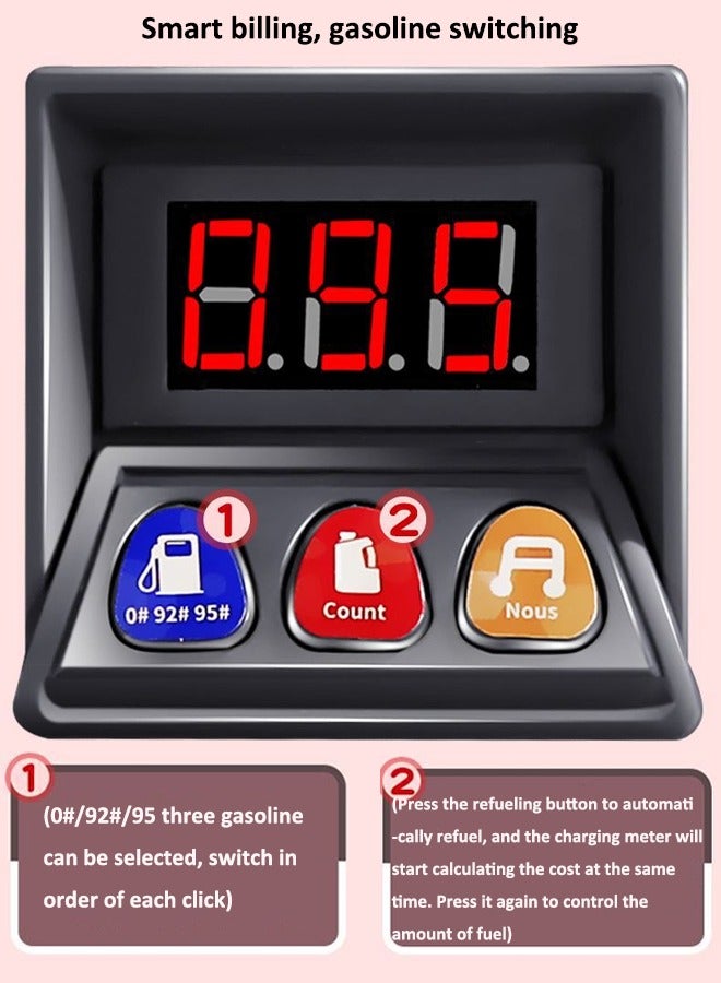 Simulated gas station playset Multifunctional gas station toy Car refueling playset Realistic spray effect Simulated toys for children's scenes  - Image 5