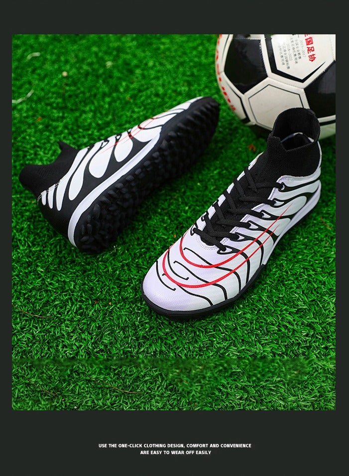 SKT Shiketro Men's Football Shoes, Suitable For Outdoor Indoor Professional Youth Boys Football Shoes, Unisex Football Shoes.  - Image 3