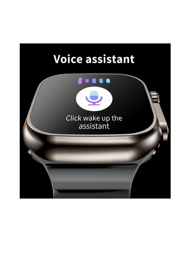 Generic - Watch X 10th Anniversary Edition Smartwatch - AMOLED Display, Wireless Charging, NFC, BT Call, Siri Support, 2 Bands Included" - Image 1
