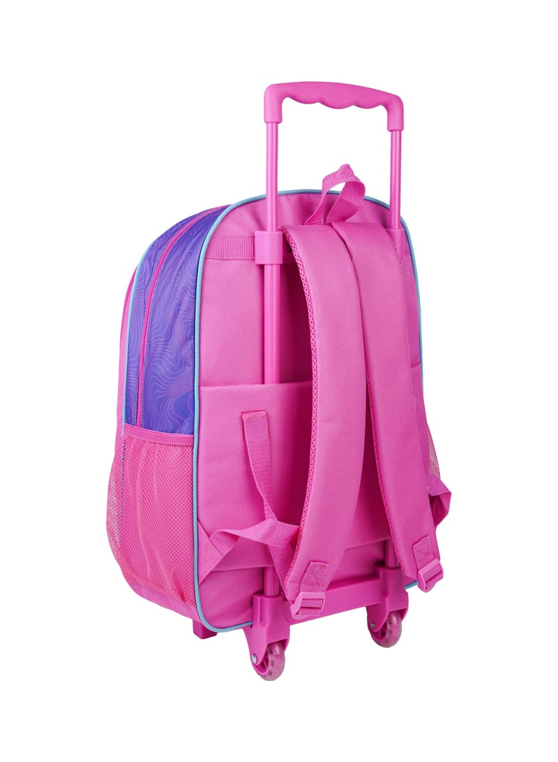 Netflix K-Pop Demon Hunters 5-in-1 Kids Trolley School Set 18" | Rolling Backpack, Lunch Bag, Lunch Box, Water Bottle & Pencil Case  | Water Resistant  | Girls School Bag - Image 4