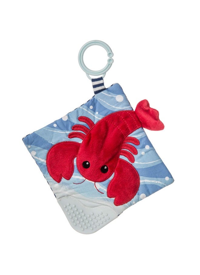 Mary Meyer Crinkle Teether Toy With Baby Paper And Squeaker Lobbie Lobster 6 X 6Inches  - Image 2