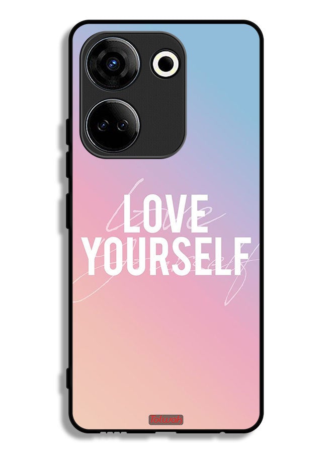 Tolwak Tecno Camon 20 Protective Case Cover Love Yourself - Image 1