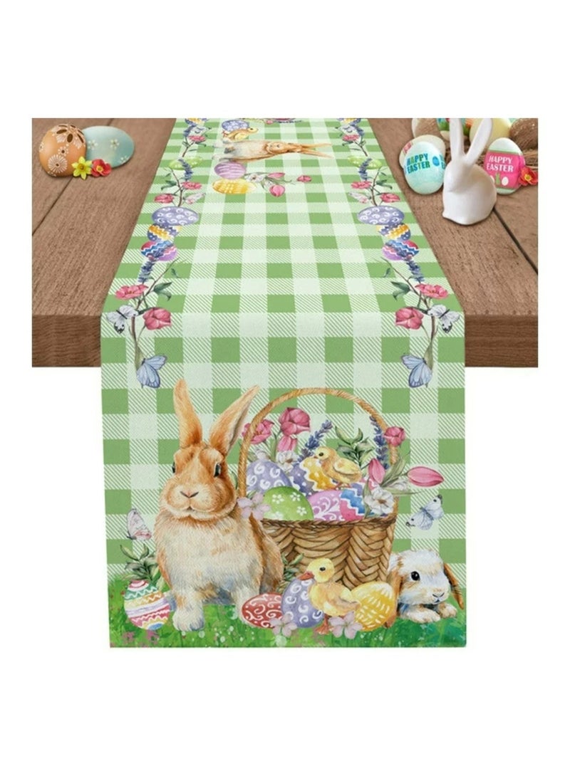 Easter table runner velvet matrial 45*160 cm