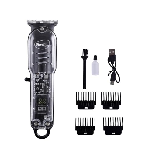 Pigeon Delight Battery Powered Beard Trimmer for Men| Stainless Steel Blade| USB C type Charging| 1.5Hr runtime| 2 HR charge time | 2 Years Warranty - Image 1