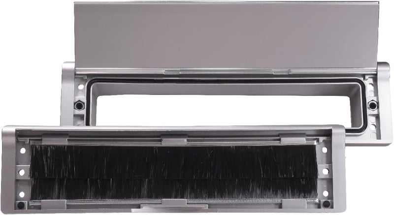Draft Dodger 12"" Insulated Universal Telescopic Polished Silver Mail Slot, Grand, 10-10-10 - Image 4