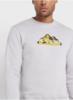 JACK & JONES Jcomountain Mountain Print Sweatshirts  - Image 3