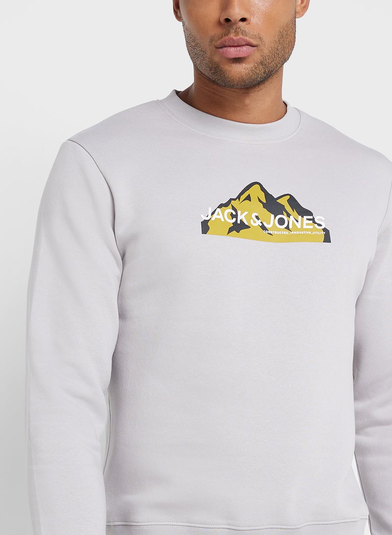 JACK & JONES Jcomountain Mountain Print Sweatshirts  - Image 3