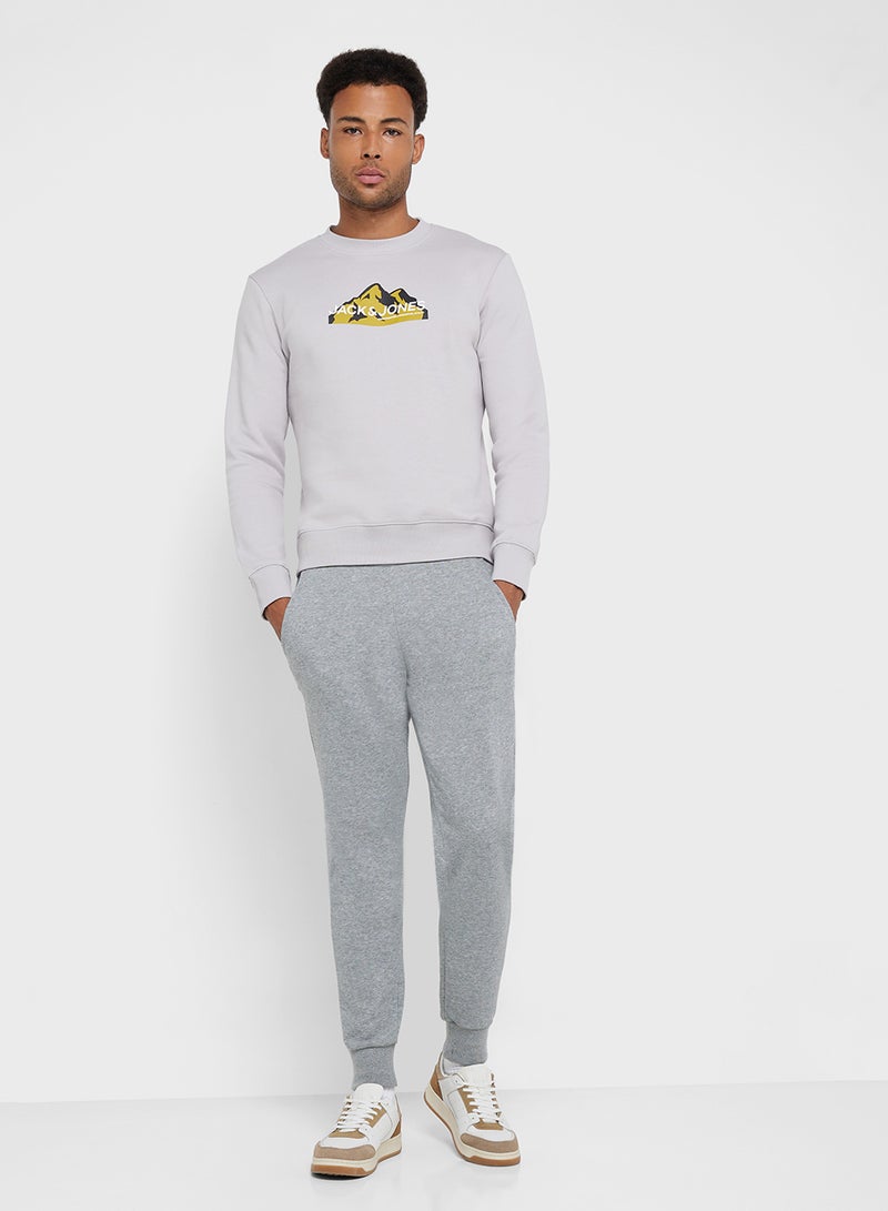 JACK & JONES Jcomountain Mountain Print Sweatshirts  - Image 4