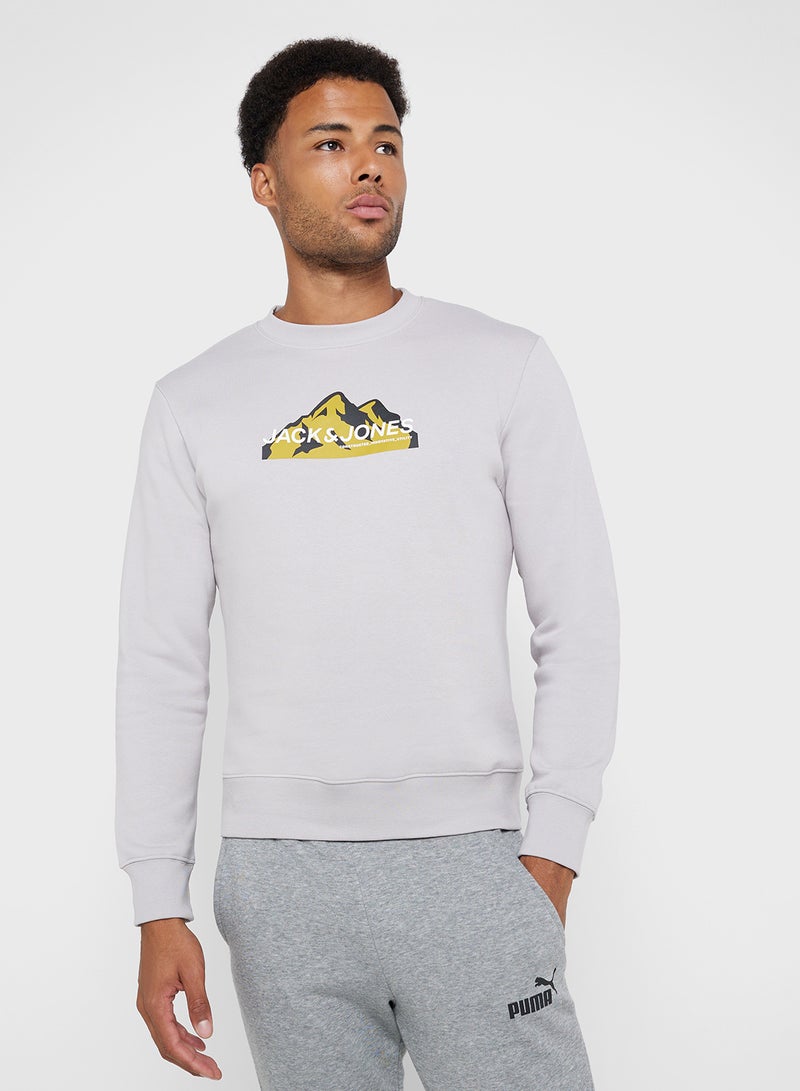 JACK & JONES Jcomountain Mountain Print Sweatshirts  - Image 1