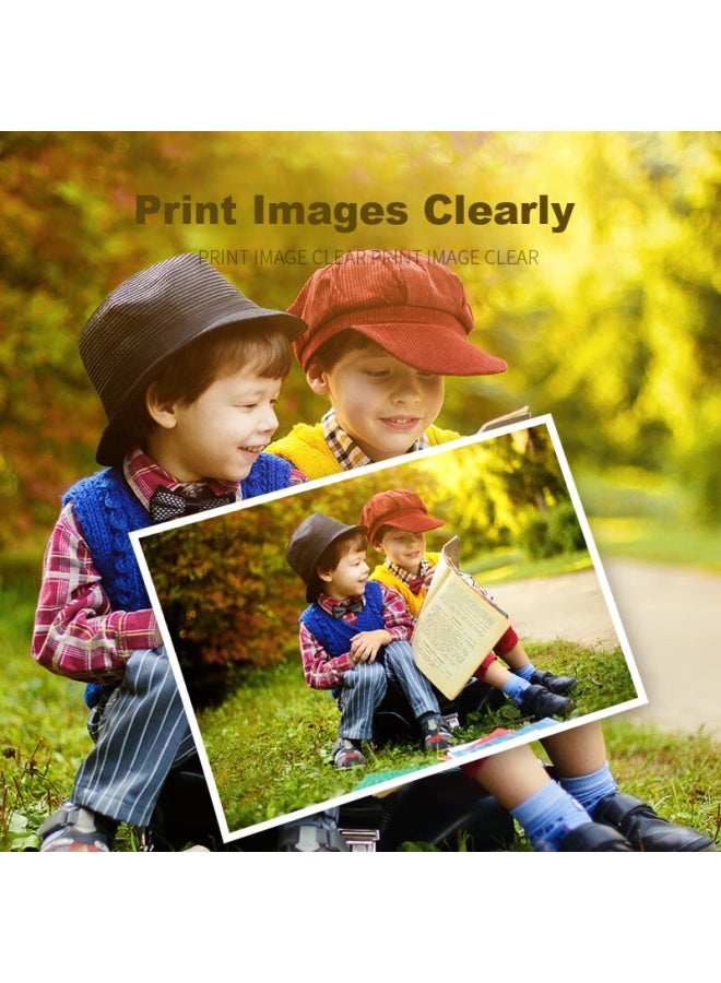 elifo Self-adhesive Photo Paper, A5 Size, No Lamination, High Gloss, Self-adhesive Backing Paper, Photo Printing Paper, Sticky, Self-adhesive, 100 Sheets - Image 4