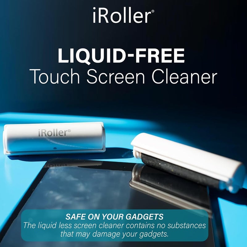 iRoller Phone Screen Cleaner by - Pack of 6 - No Need for Spray or Wipes, Liquid Free - Reusable & Washable -Portable iPad Screen Cleaner for Touchscreen- Ideal for Smartphone, Macbook, Monitor - 3.5" - Image 5