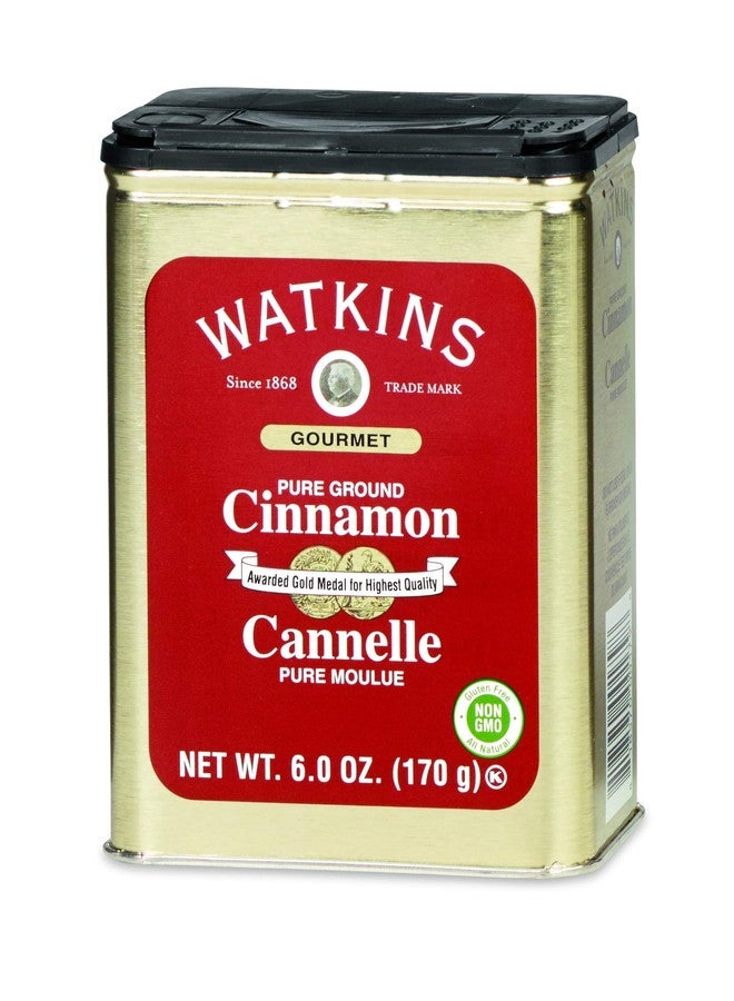 Watkins Gourmet Spice Tin, Pure Ground Cinnamon, 6 oz. Tin, 1-Count - Image 3