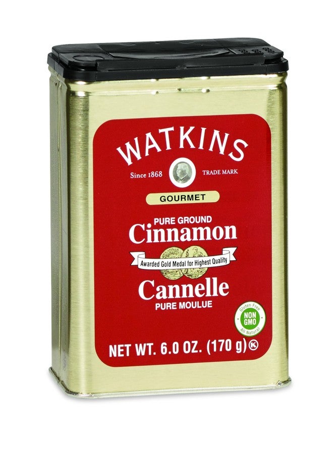 Watkins Gourmet Spice Tin, Pure Ground Cinnamon, 6 oz. Tin, 1-Count - Image 4